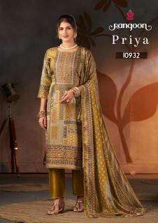 Rangoon priya 3pcs kurtis wholesale